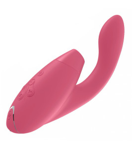 Vacuum clitoris stimulator with vaginal vibrator Womanizer Duo Raspberry Vacuum clitoris stimulator with vaginal vibrator Womanizer Duo Raspberry - notaboo.es