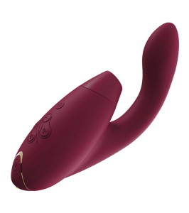 Vacuum clitoris stimulator with vaginal vibrator Womanizer Duo burgundy Vacuum clitoris stimulator with vaginal vibrator Womanizer Duo burgundy - notaboo.es