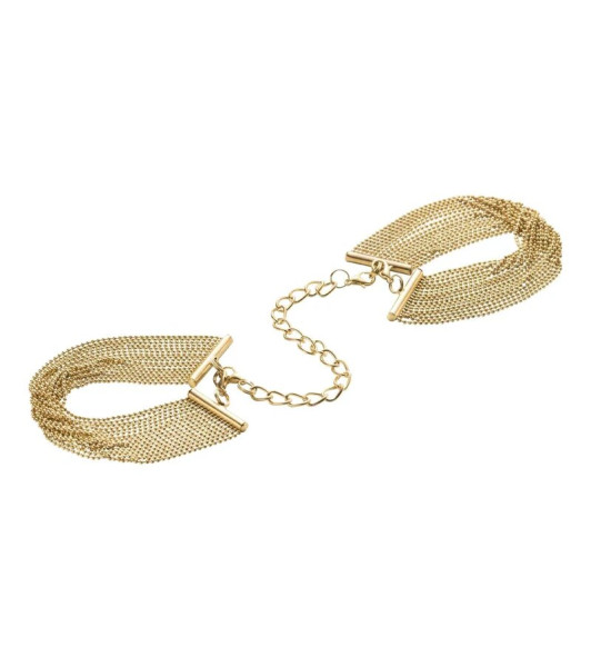 Magnifique · Cadena metálica Esposas-Pulseras oro - 2 - notaboo.es