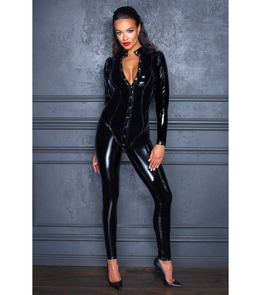 Body sexy S Noir Hecho a mano Falta Mono F247, negro - 3 - notaboo.es