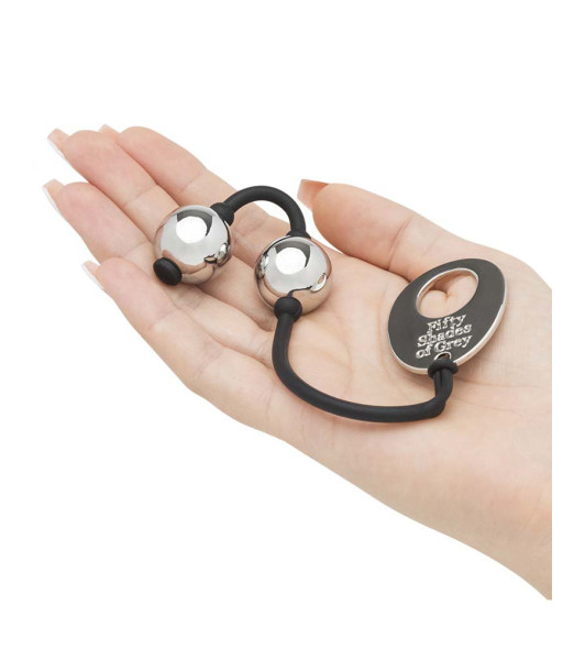 Fifty Shades of Grey Inner Goddess Mini Silver Pleasure Balls 85 g - 3 - notaboo.es