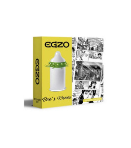 EGZO Cocky Friend Yellow condom with tendrils EGZO Cocky Friend Yellow condom with tendrils - notaboo.es