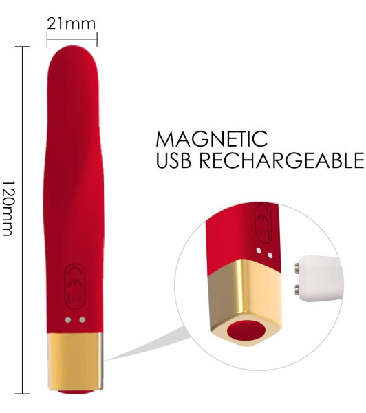 Vibrating pad with a bending tip, waterproof, red Finn Svakom Red - 5 - notaboo.es