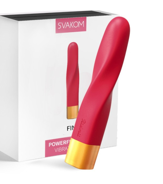 Vibrating pad with a bending tip, waterproof, red Finn Svakom Red - 6 - notaboo.es