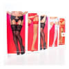 Erotic stockings Obsessive S800, white, L/XL - 5 - notaboo.es
