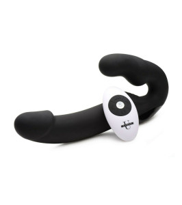 Strapless strap-on with remote control, black - notaboo.es