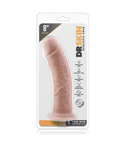 DR. SKIN VENTOSA DE PENE DE 8 PULGADAS VAINILLA - 5 - notaboo.es