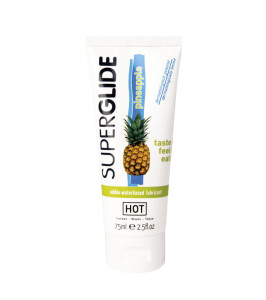 lubricant waterbased edible HOT Superglide Pineapple, 75 ml lubricant waterbased edible HOT Superglide Pineapple, 75 ml - notaboo.es