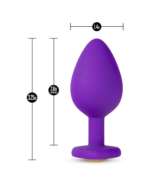 Temptasia - Bling Plug mediano - Púrpura - 2 - notaboo.es