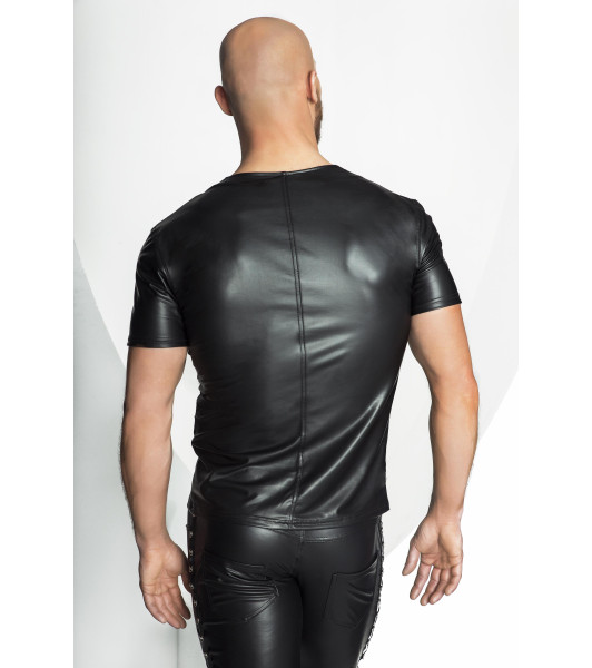 Эротическая футболка сетка посередине H029 от Noir Handmade M - 3 - notaboo.es