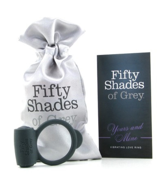 Fifty Shades of Grey Yours and Mine Anillo vibrador del amor - 1 - notaboo.es