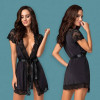 Albornoz negro elegante - 7 - notaboo.es