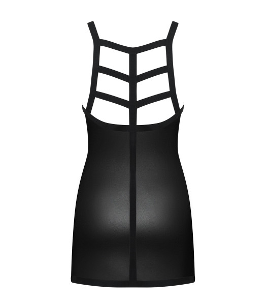 Bielizna-Leatheria koszulka i stringi czarna  S/M - 8 - notaboo.es