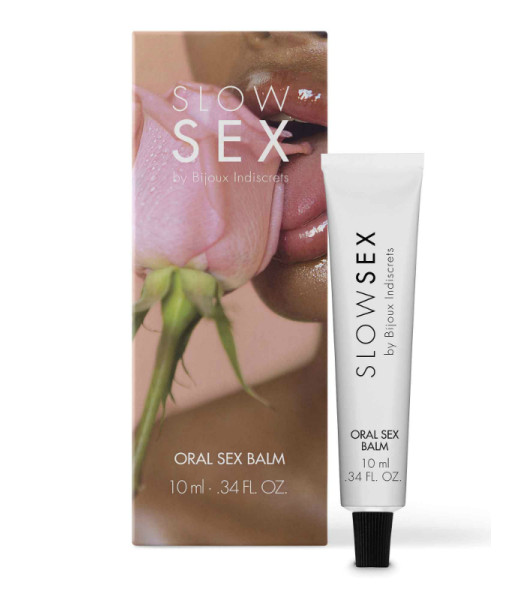 Bálsamo de sexo oral al agua Slow Sex Bijoux Indiscrets, 10 ml - notaboo.es