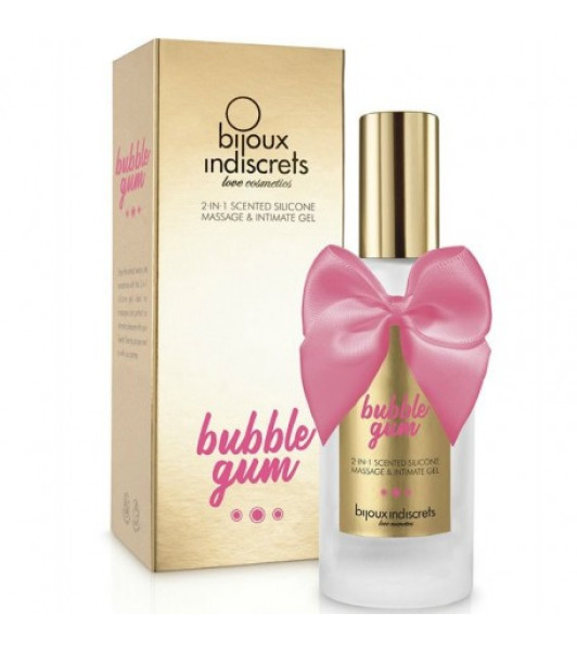 Bubblegum (gominolas) gel lubricante de masaje inodoro 2 en 1 a base de silicona, 100 ml - 1 - notaboo.es