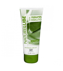 Lubricant water-based HOT Nature Aloe Vera, 30 ml Lubricant water-based HOT Nature Aloe Vera, 30 ml - notaboo.es