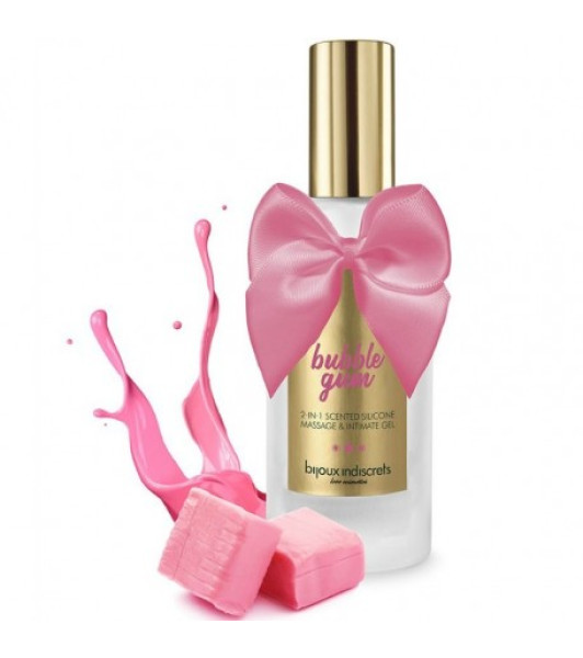 Bubblegum (gominolas) gel lubricante de masaje inodoro 2 en 1 a base de silicona, 100 ml - notaboo.es