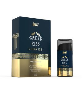 Gel para rimming (anilingus) y sexo anal con vibración Greek Kiss Intt, 15 ml - notaboo.es