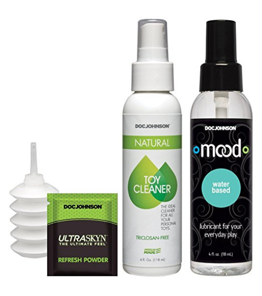 Страпон Doc Johnson Vac-U-Lock - Crystal Jellies Set - 2 - notaboo.es