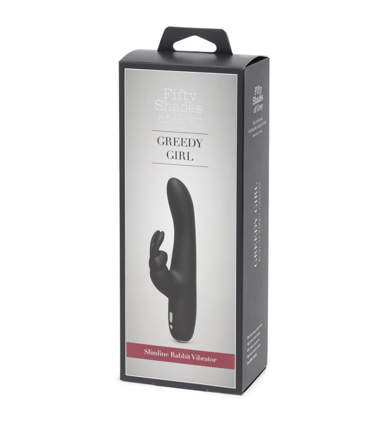 Cincuenta sombras de Grey Greedy Girl Vibrador de conejo delgado recargable - 7 - notaboo.es