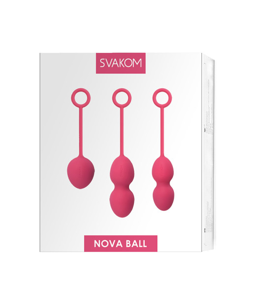 Вагинальные шарики со смещенным центром тяжести Nova Ball Plum Red - Svakom - 8 - notaboo.es