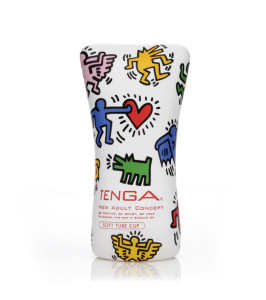 Tenga - Keith Haring Soft Tube Cup - notaboo.es