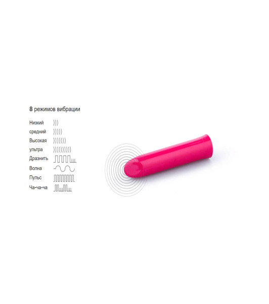 Мощный мини вибратор We-Vibe Tango Pink - 2 - notaboo.es