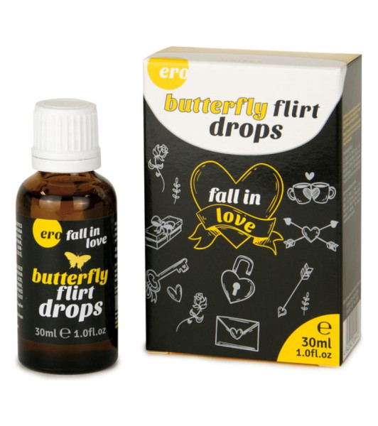 Butterfly Flirt Drops 30ml Gotas de excitación para dos - notaboo.es