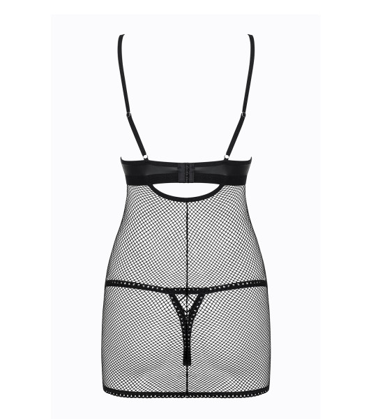 Bielizna-Redella koszulka i stringi czarna  S/M - 10 - notaboo.es