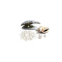 Bijoux Indiscrets Mimi adhesivos para pezones con perlas, blanco