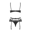 Conjunto erótico negro Heartina S / M - 6 - notaboo.es