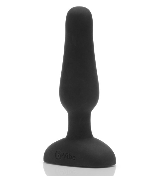 Novice Plug Vibrador Con Mando Negro de B-Vibe - 5 - notaboo.es