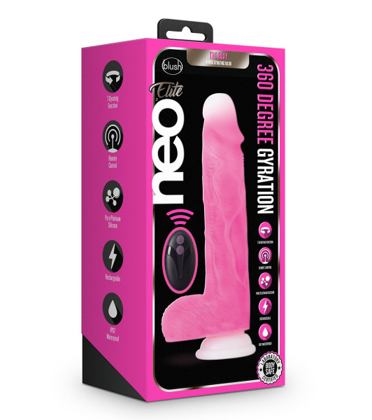 NEO ELITE ROXY CONSOLADOR GIRATORIO DE 8 PULGADAS ROSA - 2 - notaboo.es