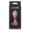 NS Novelties anal plug with heart stopper, glass, pink, 8.7 x 3 cm - 1 - notaboo.es