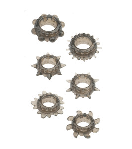 Dream Toys anillos de erección en relieve, gris, 1,5 cm, precio por 1 pieza - notaboo.es