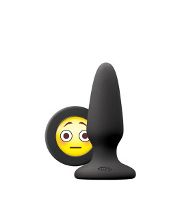 NS Novelties Mojis DCK emoji plug anal, negro, 7,8 x 3,3 cm - notaboo.es