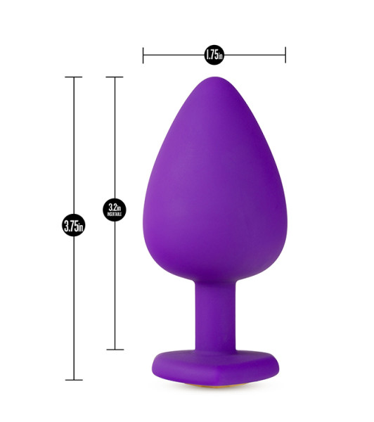 Temptasia - Bling Plug grande - Púrpura - 3 - notaboo.es