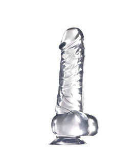 All Time Favorites 7inch Clear Realistic Dildo - notaboo.es