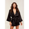Sexy Baci dressing gown, black One Size  - 2 - notaboo.es