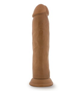 DR. SKIN SILICONE DR. HENRY 9 INCH DILDO WITH SUCTION CUP MOCHA - notaboo.es