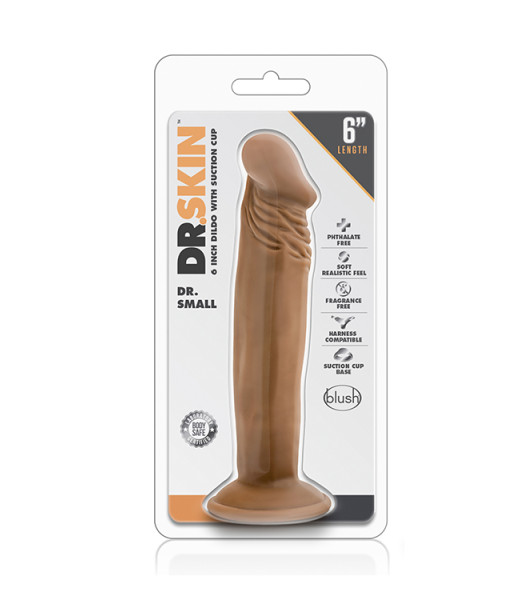 Dr. Skin - Dildo Dr. Small con ventosa - Moca - 7 - notaboo.es