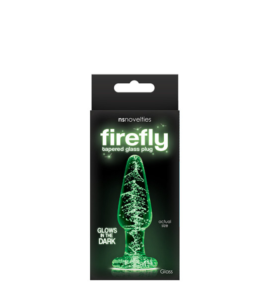 TAPÓN CÓNICO DE VIDRIO FIREFLY PEQUEÑO TRANSPARENTE - 4 - notaboo.es