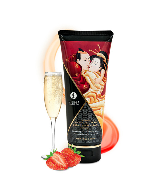 KISSABLE MASSAGE CREAM STRAWBERRY WINE - 1 - notaboo.es