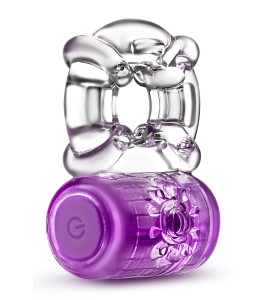 Play With Me One Night Stand Vibrating C-Ring Purple - notaboo.es