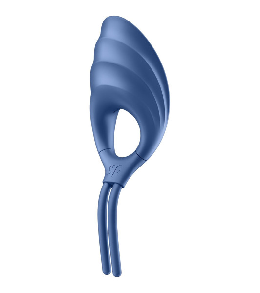 ANILLO VIBRATORIO SWORDSMAN SATISFYER AZUL - notaboo.es