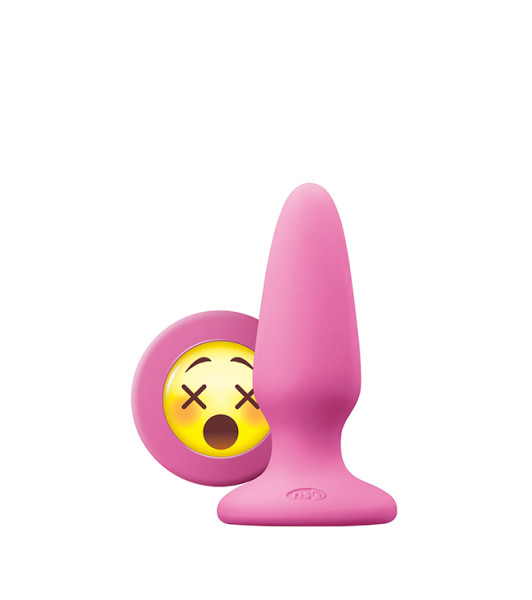 NS Novelties Mojis DCK emoji plug anal, rosa, 7,8 x 3,3 cm - notaboo.es
