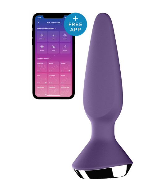 PLUG ANAL PLUG-ILICIOUS 1 SATISFYER MORADO - notaboo.es