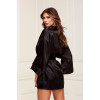 Sexy Baci dressing gown, black One Size  - 1 - notaboo.es