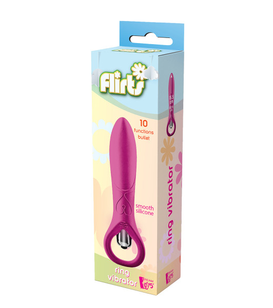 Flirts 10 Funciones Anillo Vibrador Rosa Dream Toys - 2 - notaboo.es