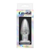 CRYSTAL TAPERED GLASS PLUG SMALL CLEAR - 6 - notaboo.es